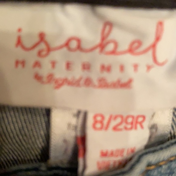 Maternity Jeans Jeggings Distress Wash Size 8 29R - Picture 5 of 16